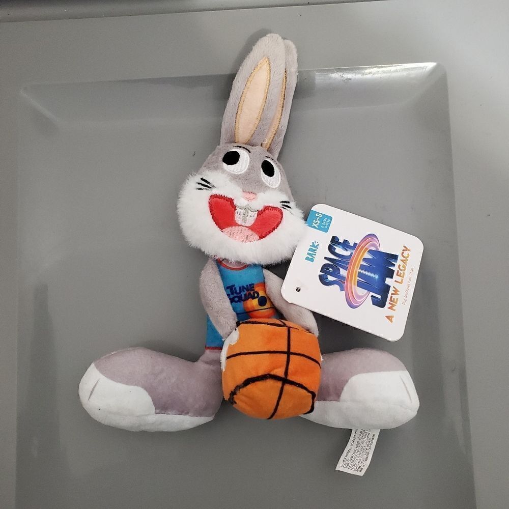 Barkbox Bugs Bunny Space Jam Looney Tunes Dog Toy XS-S BRAND NWT